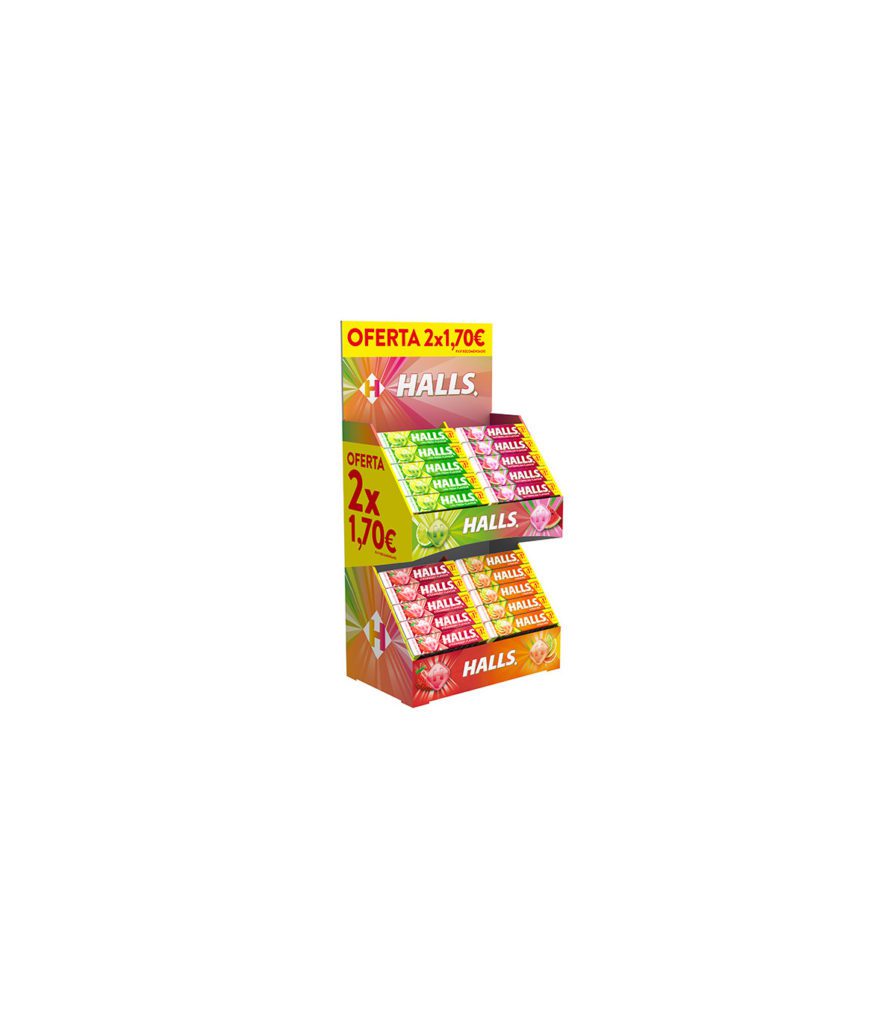 HALLS 2x1,70€ FRUTALES (1x50PZS)