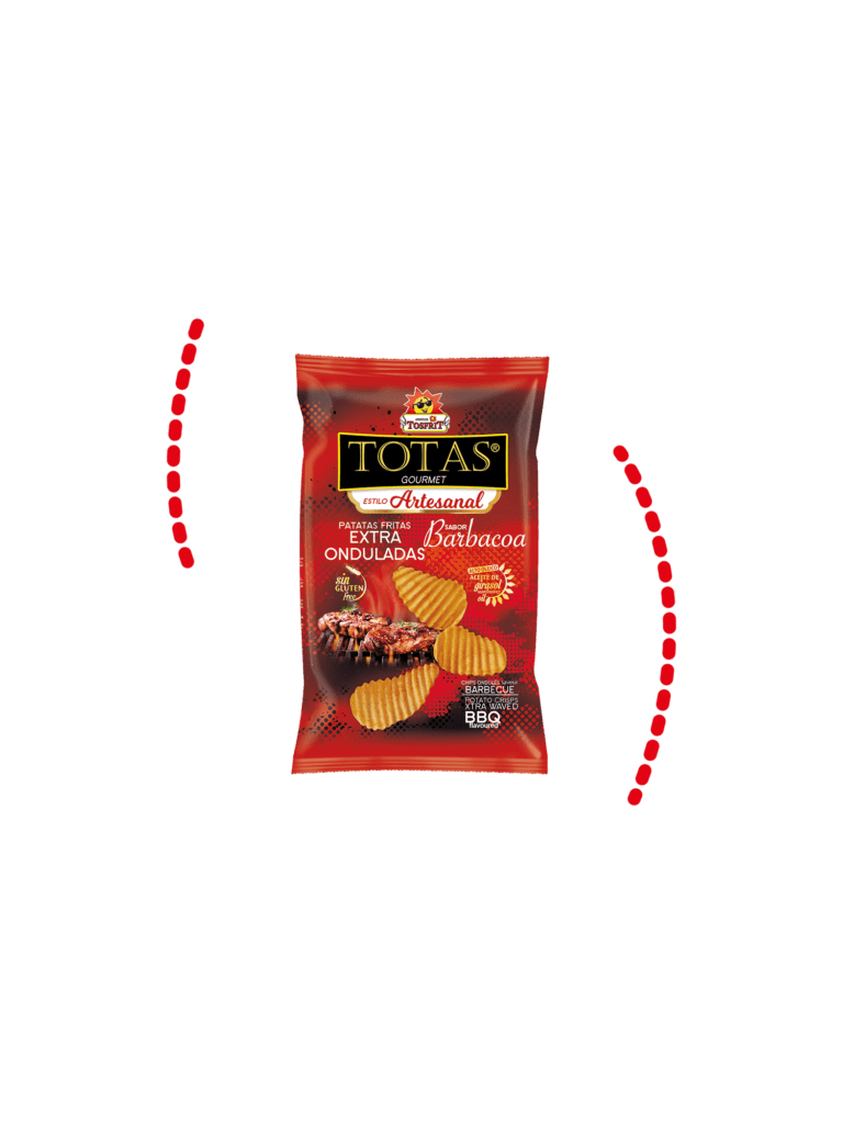 TOTAS EXTRA-ONDULADA BBQ (130 GMS/100 GMS)