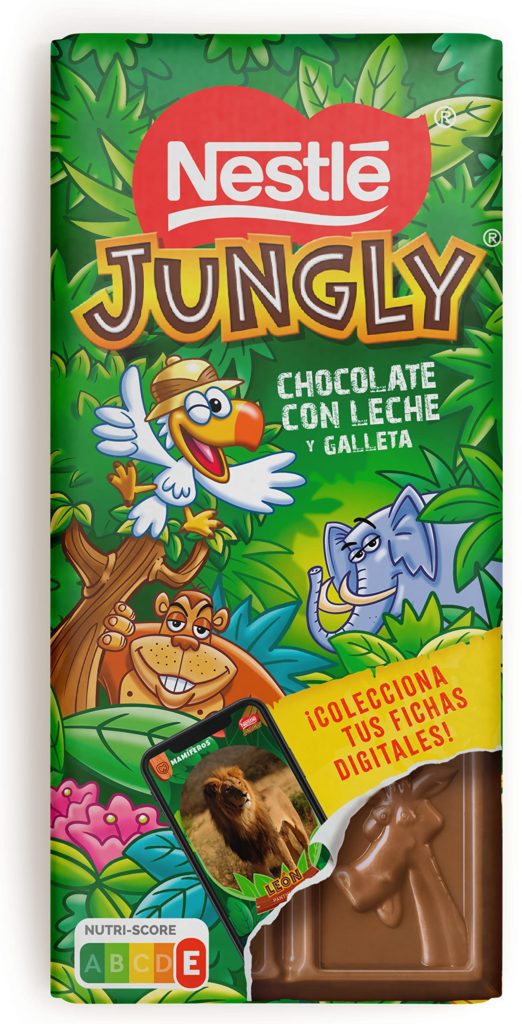 NESTLE TABLETA JUNGLY 18x125 GMS