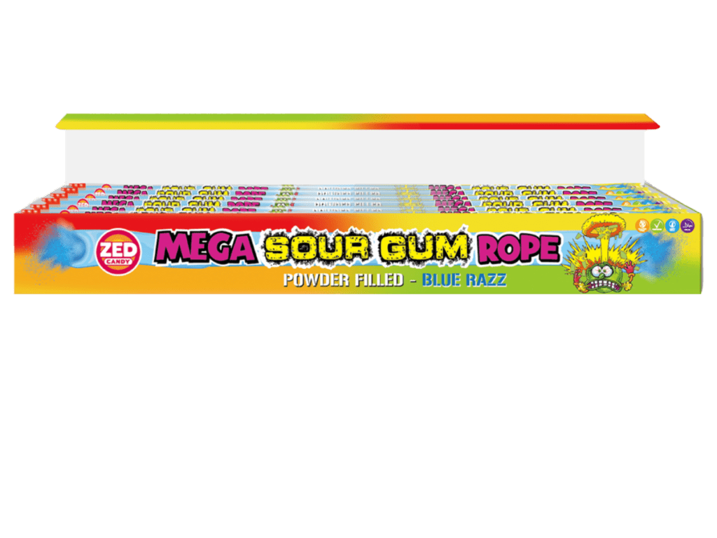 MEGA SOUR GUM ROPE XXL (12x40PZS)