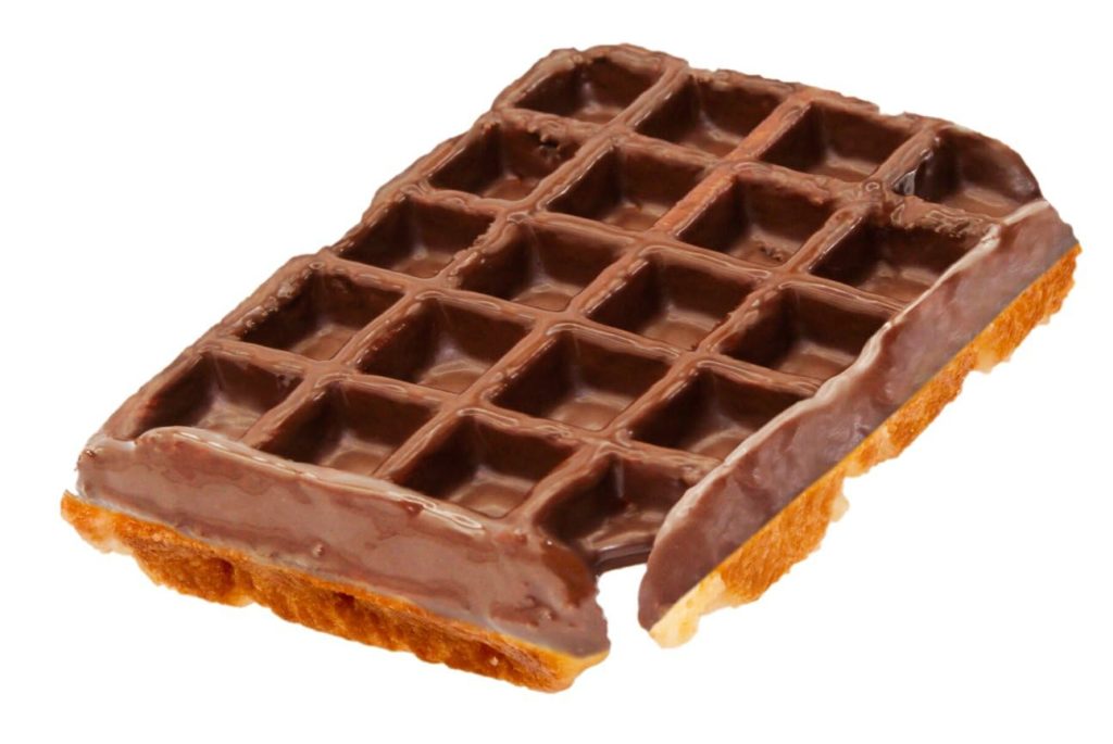 GOFRE BAÑADO CHOCOLATE 125G 8X12PZ