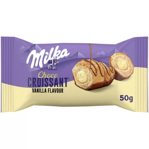 2458. MILKA CROISSANT VAINILLA 1X14PZ