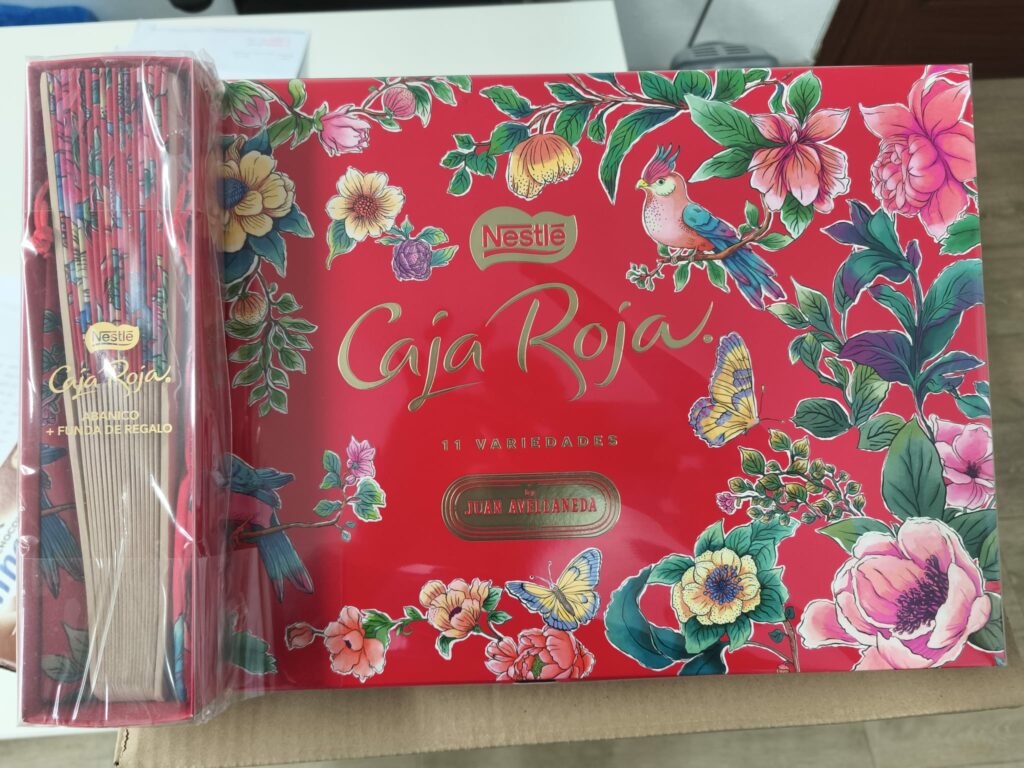 2469. CAJA ROJA DIA DE LA MADRE
