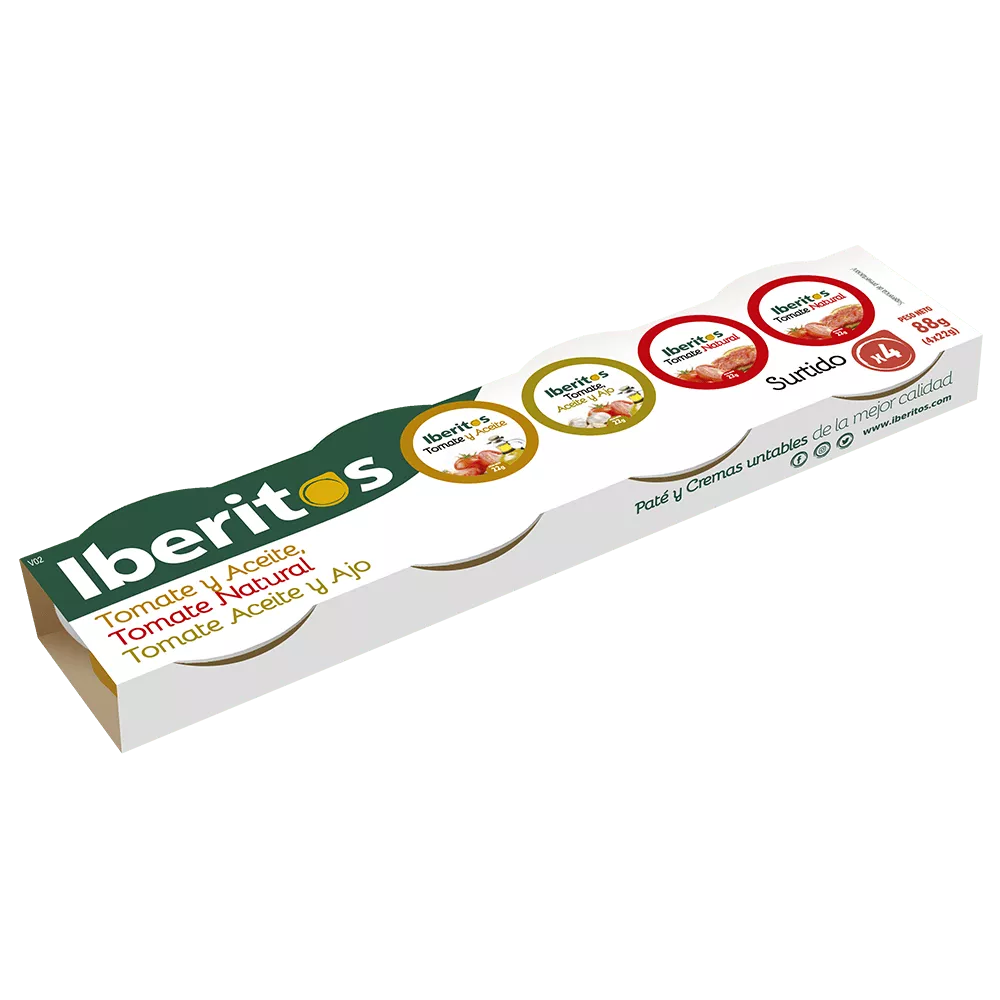 2446. IBERITOS PACKS-4.SURTIDO Nº.8 16X4X23G