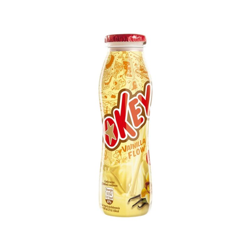2552. OKEY VAINILLA PEQUEÑO 188ML 18PZ